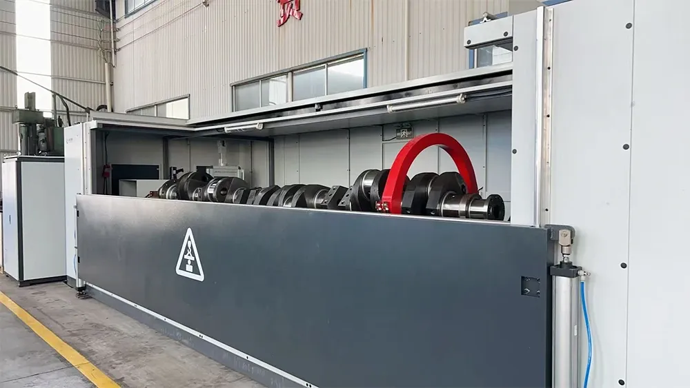 CQE-10000 long-part magnetic particle inspection machine in the workshop