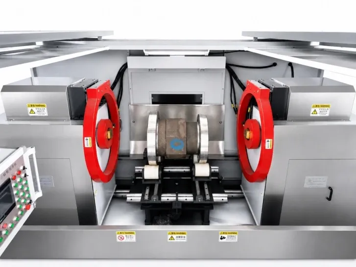 CQE-15000 inspection area with magnetizing coils