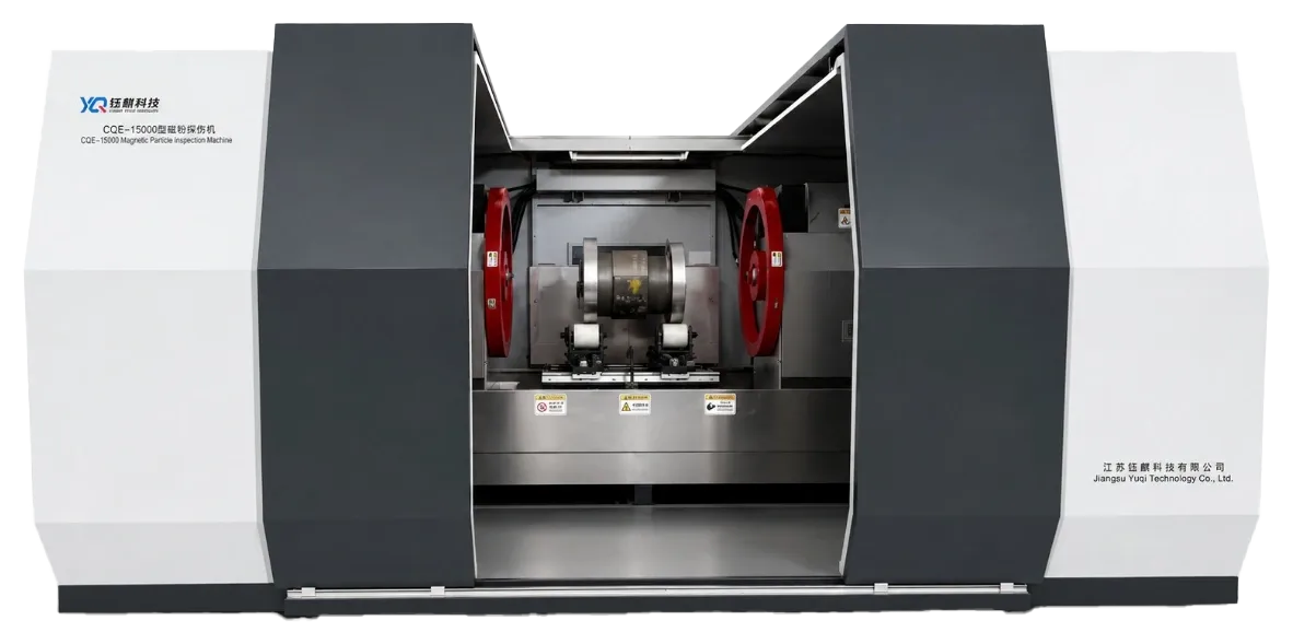 CQE-15000 magnetic particle inspection machine with open inspection chamber