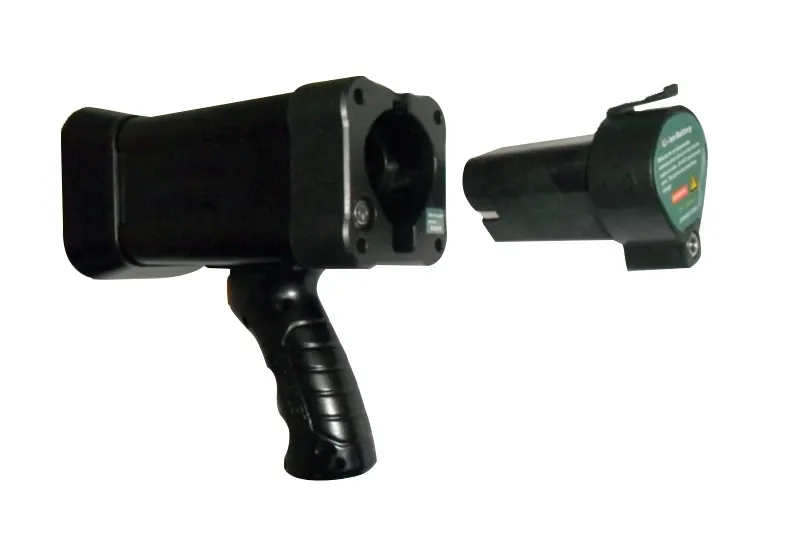 UVLED365-SJ4028-6K handheld UV-A and white inspection light with spare battery